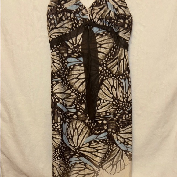 Etcetera Dresses & Skirts - Etcetera Cream Halter Sheath Maxi Dress